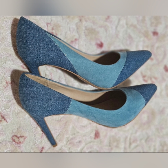 πDenim Pointed Stiletto Heelsπ - Picture 5 of 8